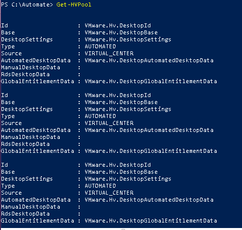 Using PowerCLI with Horizon – vNoob